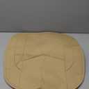 Leather Car Seat Cover - Anti-Slip Full Wrap Front Bottom Seat Cover Car Drive Seat Protector - Luxury Waterproof Cushion Covers with Storage Pocket for Most Cars SUVs Trucks (Beige)