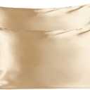 YANIBEST Satin Pillowcase for Hair and Skin Care Silk Pillowcase 2 Pack King Size Pillow Cases Set of 2 -Satin Cooling Pillow Covers with Hidden Zipper Floral Print