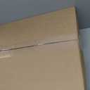 4Box USA 2055 Long Corrugated Cardboard Box 20" L x 5" W x 5" H, Kraft, for Shipping, Packing and Moving (Pack of 24)