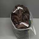 ANARACHON Leather Like Recliner Chair Covers Heavy Duty, 4 Pieces Lazy Boy Recliner Cover for Recliner Chair, Leather Cover for Recliner slipcovers Washable for Pets (Dark Brown) (1 Seater)