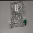 Covzoe Glass Vase, 8.7 Inch Tall Irregular Shaped Flower Vase with Hemp Rope, Clear Art Decorative Vases, Modern Home Bouquet Vases for Wedding, Living Room, Dining Table, Office