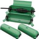 Flemoon [Pack of 3] Outdoor Extension Cord Safety Cover, IP44 Weatherproof Electrical Box to Protect Outdoor Outlet, Plug, Socket, Halloween, Christmas Holiday Decoration Light, Green