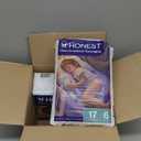 The Honest Company Comfort Dry Overnight Diapers, Up to 12 Hours Protection, Hypoallergenic, Fragrance-Free, Cozy Cloud + Star Signs, Club Box Size 6 (35+ lbs), 34 Count