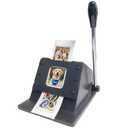 2.4''x2.4'' Square Paper Punch Cutter for Cutting Copy Papers, Glossy Photo Paper | Heavy-Duty Square-Corner Hole Punch for 2'' x 2'' Button Badge Making