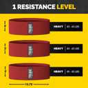 Tribe Lifting Resistance Bands for Working Out - 3 Pack Fabric Workout Bands for Women and Men - Booty Bands for Legs and Glute - Non Slip Exercise Bands Set for Squat Hip Thigh
