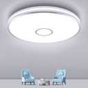 Airand LED Flush Mount Ceiling Light Fixture, 15 Inch LED Ceiling Lights 5000K 3800LM Water-Proof Round Modern Lamp for Bedroom Kitchen Dining Room Hallway Laundry Warehouse Daylight Lighting