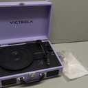 Victrola Journey II (2025 Model) – Bluetooth Suitcase Record Player – Built-in Stereo Speakers with Enhanced Bass, 3-Speed Turntable, Bluetooth Input and Output, RCA & Headphone Outputs (Lavender)
