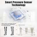 Air Compression Leg Massager, Professional Sequential Foot & Full Leg Massager for Circulation and Pain Relief, Fast Recovery Compression Boots for Athletes, Gifts for Men Women