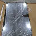 Black Bathroom Vanity Mirror 50x30 Inch, Metal Framed