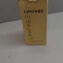 LOOFORE Glass Water Bottles 32 oz, 1 liter / 1000ml Wide Mouth Glass Drinking Bottles with Lids, Large Reusable Borosilicate Water Bottle for School Home Office Travel Sport Yoga Gym, 1 Pack