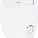 Brondell Bidet Toilet Seat S1400, Smart Toilet Seat, Dual Stainless-Steel, Self-Cleaning Nozzle With Clean Plus Technology, Endless Warm Water Bidet, Warm Air Dryer-Nightlight, Heated Seat, Elongated