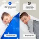 Sensory Compression Blanket | Spandex Bed Sheet for Kids & Adults | Deep Relaxing Feeling, Release Oxytocin | Helps With: SPD, Anxiety, ADHD, Autism | Star Theme | Breathable & Stretchable | Twin