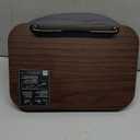 Lap Beanbag Book Stand with Storage, Adjustable Reading Pillow for Bed & Desk, Multi-Angle Book Stand Pillow Holder, Hands-Free Lap Reading Stand for Book,iPad, Tablet, Book Lover Essential (Dark Wood)