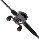 Abu Garcia Zata Low Profile Baitcast Reel and Fishing Rod Combo (7' - Medium Heavy - 1pc - LH)