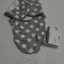 Soarwg Kids Baby Swaddle, Organic Baby Swaddles 0-3 Months, Swaddle Blanket, Swaddle Sack, Adjustable Newborn Infant Swaddle for Boy and Girls, Standard 100 by Oeko-TEX, Gray 2 Pack Small (Gray Skies)