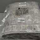 DEXI Area Rugs for Living Room, 8x10 Washable Low Pile Vintage Rug for Bedroom, Non Slip Indoor Carpet for Dining Office Nursery, Beige Cream