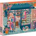 Galison Stitch by Stitch  1000 Piece Puzzle Fun and Challenging Activity with Bright and Bold Quilting and Crafting Themed Storefront Artwork for Adults and Families