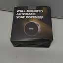 Automatic Soap Dispenser Foam Bathroom: Wall Mount Rechargeable Touchless Adjustable Auto Smart Electric Plastic Black Foaming Soap Dispenser with Clock - Kitchen - Hand Dish Lotion Couple Kids