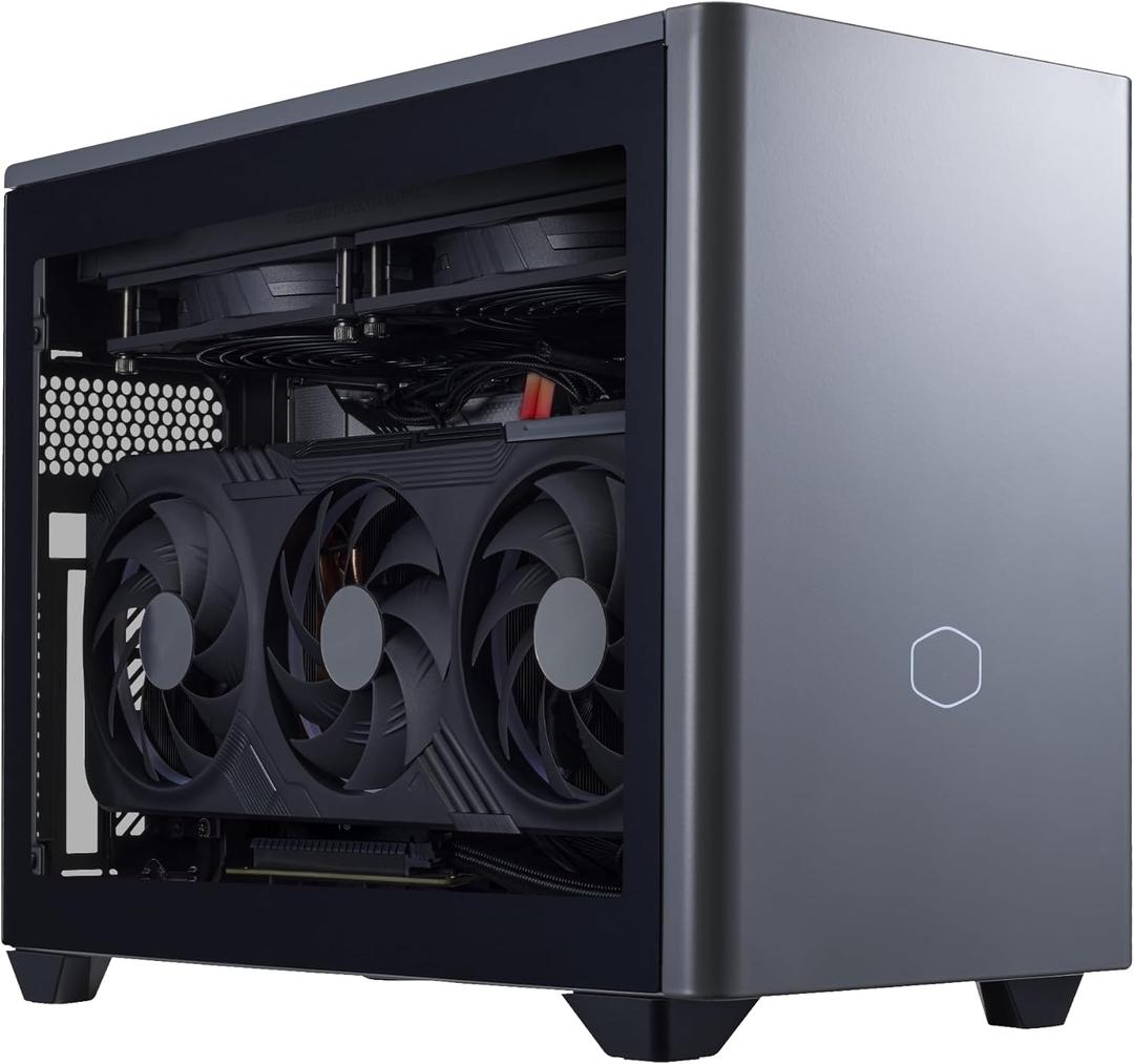 Cooler Master NR2 Pro Gaming PC  Intel Ultra 7 265F, NVIDIA GeForce RTX 5060 Ti 16GB, 32GB DDR5 6000MHz, 2TB Gen4 M.2, Windows 11, V850 SFX Gold PSU, Compact Mini ITX Desktop PC