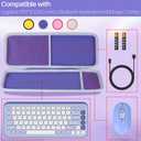 Lebakort Storage Case Compatible with Logitech POP ICON Combo Keyboard and Mouse Combo (Lilac Case)