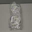 2 x 2-Pack Leak Proof Lid Replacement 40 oz, Only Fit for Stanley Quencher H2.0 Tumbler, Reusable Flip Straw Lid Top Cover for Stanley 40oz Cup Accessories, Replacement of Leaking Original Lids, Cream