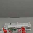 10Pcs Plastic Drawer Slides, Side Mount, White-298mm