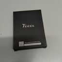 TOCOL for iPhone 15 Pro Max Camera Lens Protector/iPhone 15 Pro Camera Lens Protector Tempered Glass HD Individual Scratch Resistant Cover Accessories Case Friendly 2 PackBlack