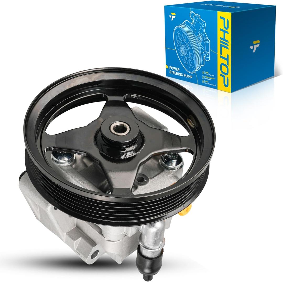 PHILTOP 215353 Power Steering Pump Pulley, Fit for 2003-2005 Thunderbird, 2003-2005 LS 3.9L, 2006 LS, Replace # 2153536W4Z3A696B3W4Z3A696BARM
