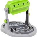 Interactive Dog & Cat Food Puzzle Toy - Treat Boredom Dispensing Slow Feeder - Anxiety IQ Training in Smart Feeding and Adjustable Height for Small/Medium Dogs