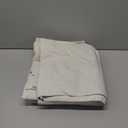 Nanspring Ivory Linen 100% Blackout Curtains 2 Panels Set Back Tab Rod Pocket Thermal Insulated Textured Black Out Curtains for Bedroom Living Room 52x80