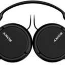 Sony ZX Series Wired On-Ear Headphones, Black MDR-ZX110