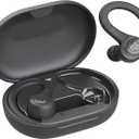 JLab Go Air Sport, Wireless Workout Earbuds Featuring C3 Clear Calling, Secure Earhook Sport Design, 32+ Hour Bluetooth Playtime, and 3 EQ Sound Settings (Graphite/Black)