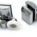 Stainless Steel Shower Door Wheels 23mm Shower Door Rollers (2top +2bottom)