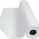 Colorations Dual Surface Paper Roll Classroom Supplies for Arts and Crafts White (36" x 1000') (Item # DSWH)