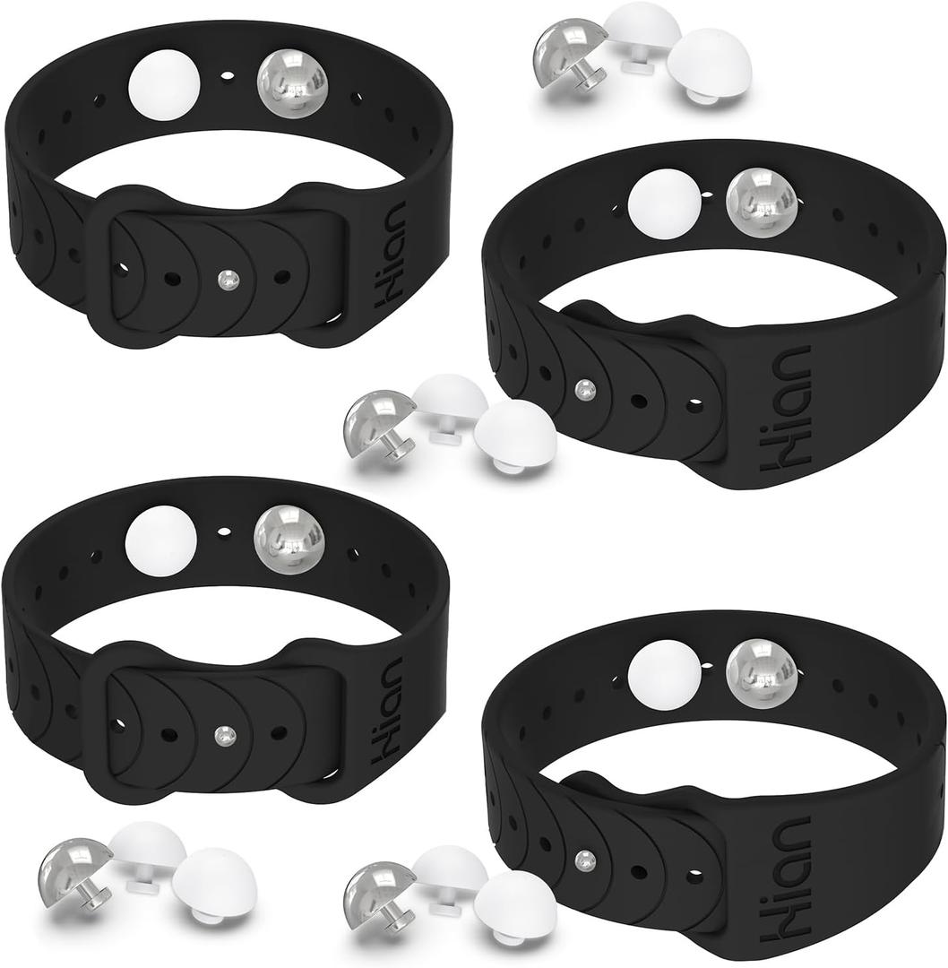 Motion Sickness Bands Sea Sickness Wristbands Acupressure Nausea Wristband/,Natural Relief of Nausea Headaches,Insomnia,Anxiety,Sleep Aid, Morning Sickness,Motion Sickness2Pairs Black