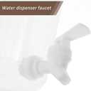 3.5L Plastic Beverage Dispenser with Spigot for Fridge: 0.9 Gallon Leak-proof Beverage Dispenser Summer Drink Container for Iced Tea Lemonade Water Milk(Yelllow) (Multicolor)