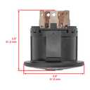 Caltric Rotary Ignition Switch Compatible with John Deere D125 D130 D140 D150 D155 D160 D170 E100 E110 E120 E130 E140 E150 E160 E170 E180 G110 CV730 X155R X165