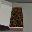 REECHO Curly Hair Extensions - 4PCS 18" GoGo Curly Clip in Hair Extensions 100% Super Protein Hairpieces with Invisible Lace Weft Silky Soft Natural Look for Women - Light Golden Brown with Light Ends