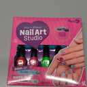 Nail Art Studio for Girls - Birthday Gift - Nail Polish Kit for Kids Ages 7-12 Years Old - Girl Gifts Ideas - Gift Set - Girly Stuff - Polish, Pens, Glitter, Stickers, Gems, Filer - 8 9 10 11 12 Year