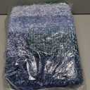 OLANLY Bathroom Rug Set 2 Piece, Soft Absorbent Microfiber Bath Rug Set, Non-Slip, Machine Wash Dry, Plush Shaggy Bath Mats for Bathroom (30"x20"+24"x16", Navy)