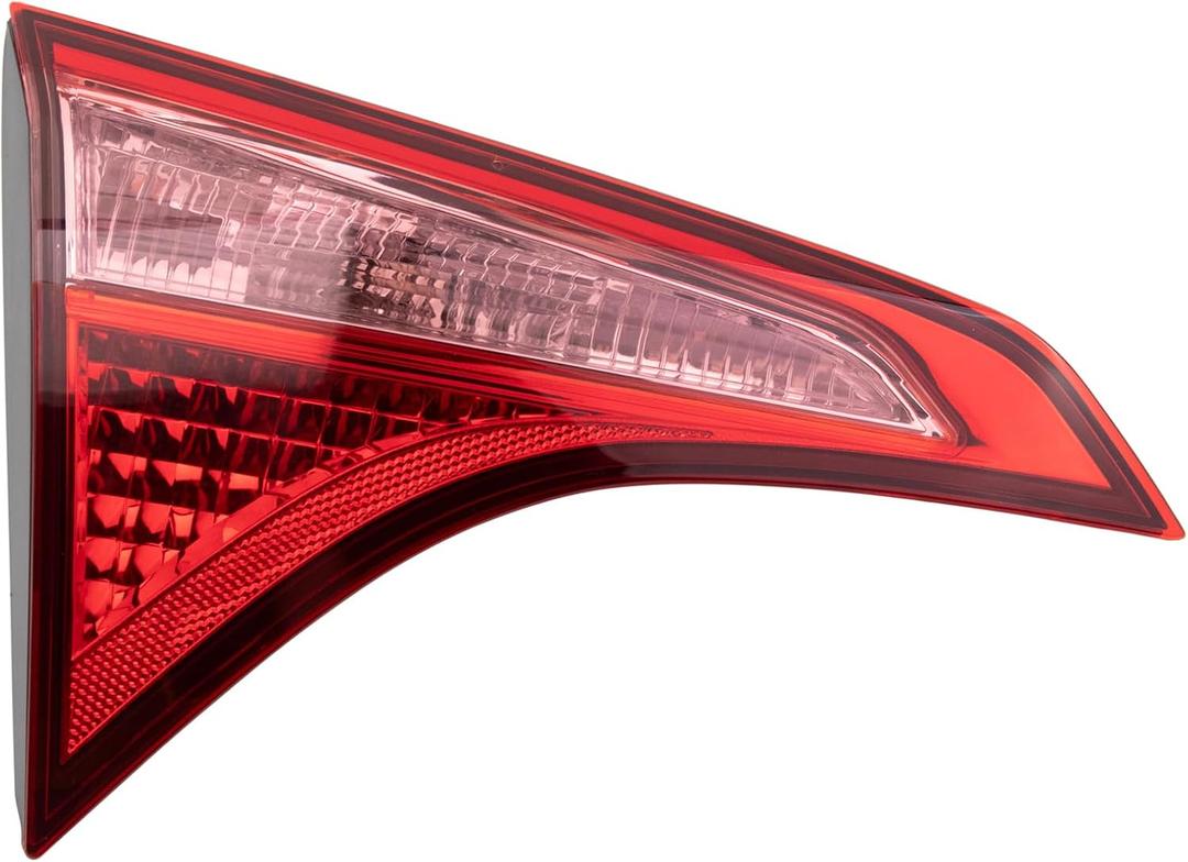 TRQ Driver Side Inner Tail Light Assembly Compatible with 2017-2019 Toyota Corolla TO2802135