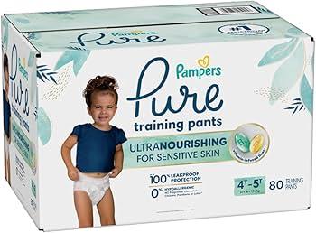 Pampers Pure Protection Training Underwear Size 4T-5T, 80 Count