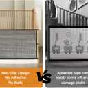 Dog Pet Mesh Safety Barrier for Stairs - Baby Gate for Stairway - No Drilling Puppy Barrier for Indoor - Banister to Banister