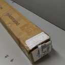 Decorative Window Curtain Rod 1-Inch Diameter with Modern Design Floral Carved Ball Finials, Drapery Curtain Pole Extends from 72 to 144 Inches,Floral Antique Bronze