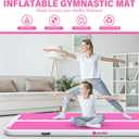 AKSPORT Gymnastics Air Mat Tumble Track Tumbling Mat Inflatable Floor Mats with Air Pump for Home Use/Tumble/Gym/Training/Cheerleading/Parkour/Beach/Park/Water