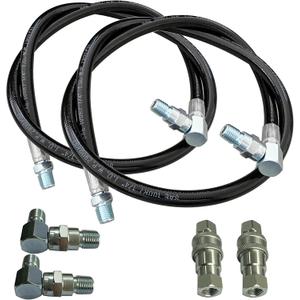 CCLINK 2900PSI E47 Meyer Power Angle Hose Fittings Compatible With E47 Meyer Snow Plow Snowplow Blade 21855 25232 21856 1304030 SNP6156 2PCS