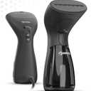 Steamer for Clothes Fabric Steam for Travel & Mini Size Handheld Garment Clothing Steamers for Cloth Travel Woman Gifts (Black)
