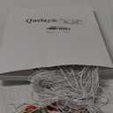 Quelay 30 Sets Christmas Keychain Craft Kit for Kids DIY Bead Key Chain Santa Beaded Keychain Making Crafts Gingerbread Man Elk Snowman Key Ring Charms for Xmas Gift School Classroom Activities