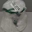 Small Lamp Shade, White Pleated Bell Shade for Table Lamps, 6" Top x 10" Bottom x 7" High, Small White Lamp Shades for Floor Lamps, Pendant Lamps (Spider Fitter), Fabric Lampshade Replacement