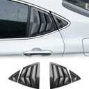 CKE for 9th Gen Camry LE SE XLE XSE Compatible with Toyota Camry 2025 2026 Accessories Sporty Car Exterior Rear Side Window Louvers Air Vent Scoop Shades Cover Trim Blinds -Carbon Fiber Style